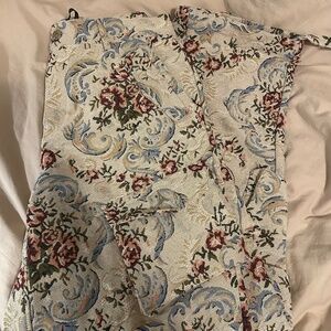 Manière De Voir Floral Jacquard Cargo Pants